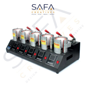 5 Mug Station Heat Press Machine UAE | 5 Switch Mug Press