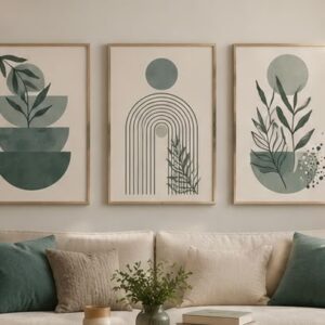 Boho Abstract Wall Art Set of 3
